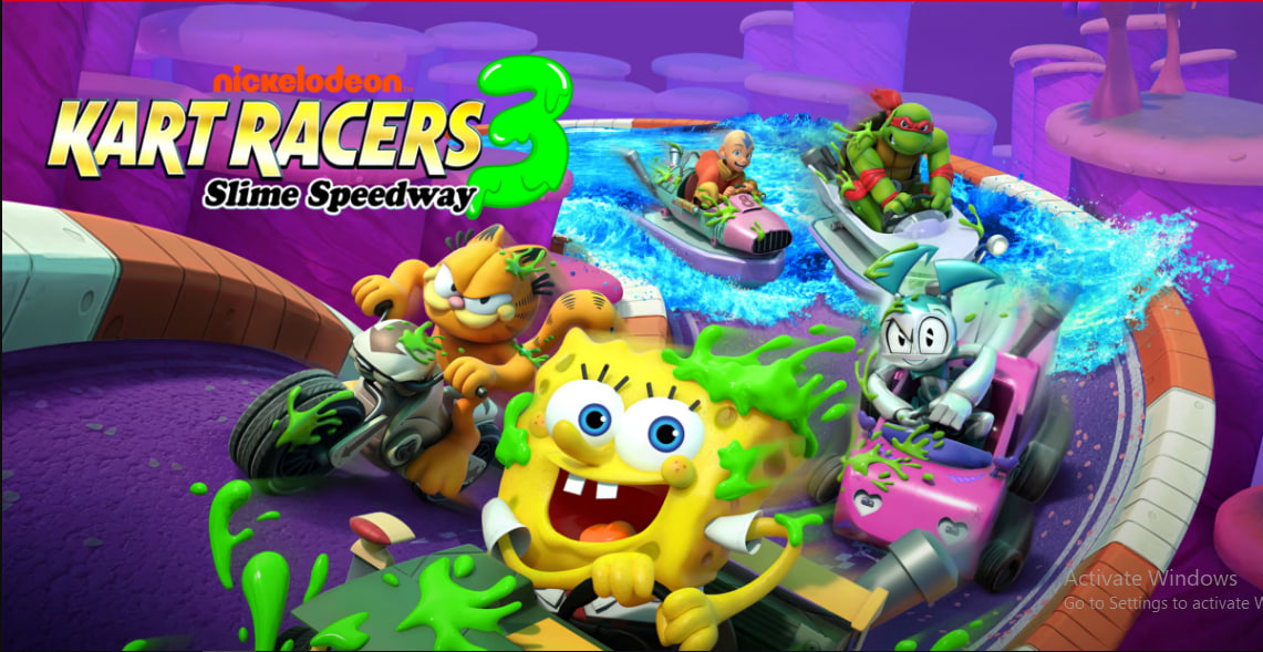 review game Nickelodeon Kart Racers 3: Slime Speedway, trò chơi tốc độ Nickelodeon Kart Racers 3: Slime Speedway